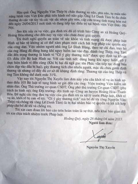 Vụ clip chém người dã man: Vì… 50cm đất - 4