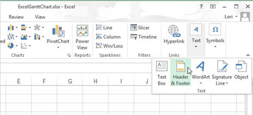 Cách chèn chữ, logo chìm vào Microsoft Excel 2013 - 3