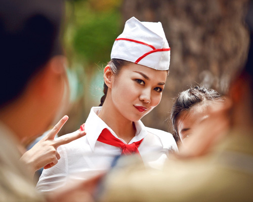 Thanh Hằng hồi teen đeo khăn quàng đỏ - 10