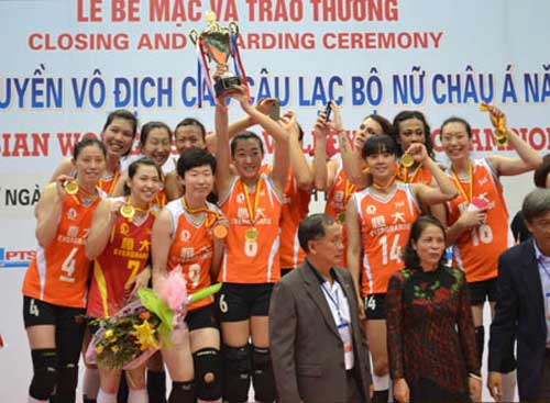 Giải bóng chuyền các CLB nữ châu Á: Guangdong vô địch - 1
