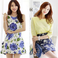 Xu hướng thời trang - Mặc hoa xinh cho ngày hè mát rượi