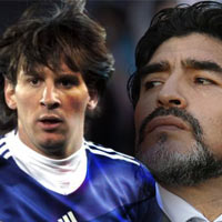 Bóng đá - Messi bắt kịp Maradona: Chỉ còn World Cup