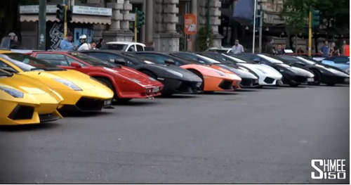 350 chiếc Lamborghini quần tụ mừng đại lễ - 1