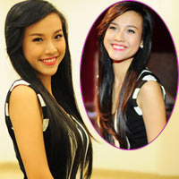 Bạn trẻ - Cuộc sống - Á hậu Hoàng Oanh gợi cảm với váy bó