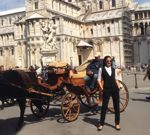 Nghệ sĩ Việt xinh tươi ở trời Âu - 16