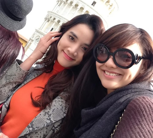 Nghệ sĩ Việt xinh tươi ở trời Âu - 11