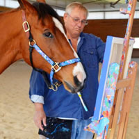 Phi thường - kỳ quặc - Những bức tranh đắt giá của “họa sĩ”… ngựa