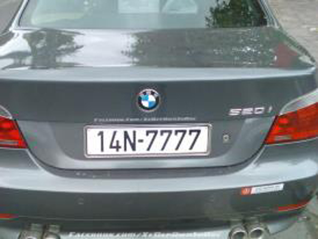 BMW 525I: Biển tứ quý 7