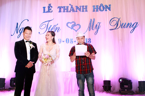 Mỹ Dung mang bầu vẫn làm cô dâu xinh - 1