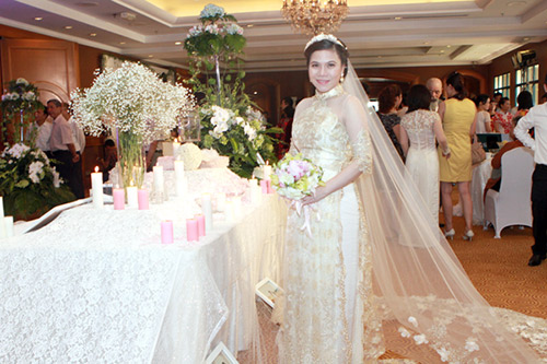 Mỹ Dung mang bầu vẫn làm cô dâu xinh - 10