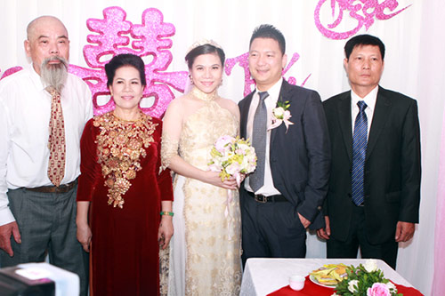 Mỹ Dung mang bầu vẫn làm cô dâu xinh - 6