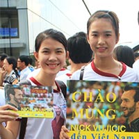 Nick Vujicic trong vòng vây fan Việt