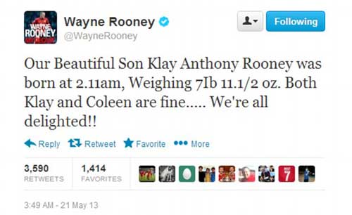Rooney hào hứng khoe con trai thứ hai - 3