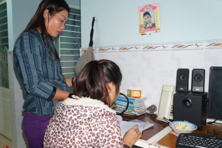 Nữ sinh ra "tuyên ngôn" đạt học lực khá - 1