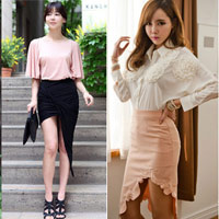 Xu hướng thời trang - Hút mắt nơi công sở nhờ váy "khoe chân"