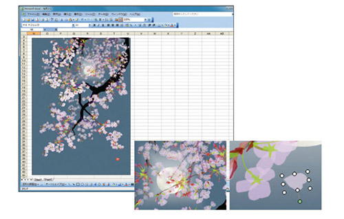 Người Nhật dùng Excel vẽ tranh nghệ thuật - 3