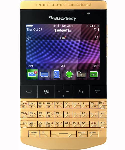 BlackBerry Porsche Design P'9981 mạ vàng sắp ra mắt - 2