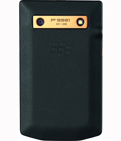 BlackBerry Porsche Design P'9981 mạ vàng sắp ra mắt - 3