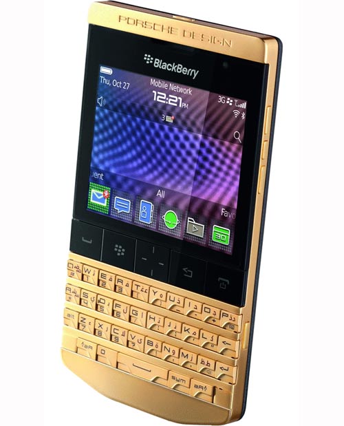 BlackBerry Porsche Design P'9981 mạ vàng sắp ra mắt - 4