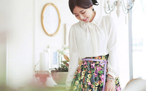 Sơ mi + chân váy cho cả tuần thanh lịch - 9