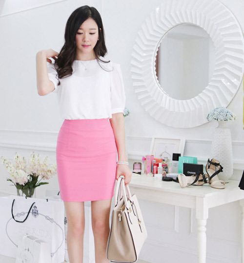 Sơ mi + chân váy cho cả tuần thanh lịch - 18