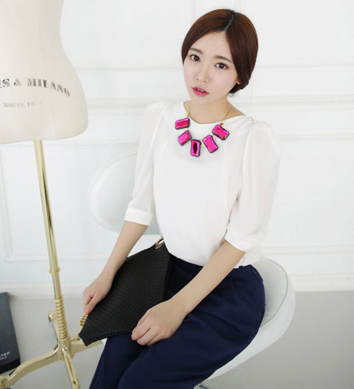 Sơ mi + chân váy cho cả tuần thanh lịch - 17