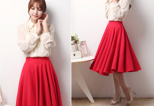 Sơ mi + chân váy cho cả tuần thanh lịch - 4