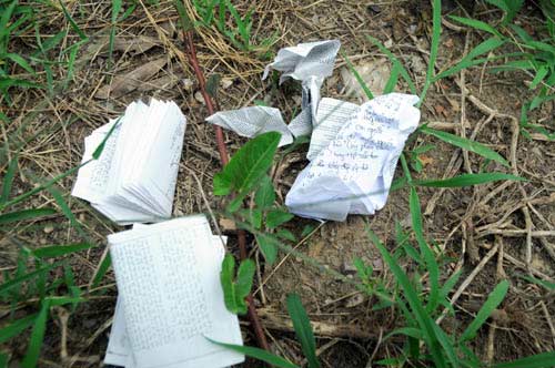 Thi Ngữ Văn: Thí sinh vẫn mang theo "phao" - 2