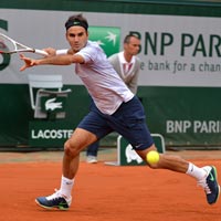 Thể thao - Cận cảnh cú forehand kỳ ảo của Federer