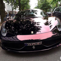 Ô tô - Xe máy - Ferrari 458 Italia màu 'độc' xuống phố