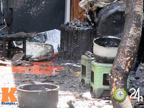 Nổ giữa trưa, 2 mẹ con bị lửa thiêu - 5