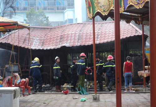 Cháy tại khu vui chơi thiếu nhi Mỹ Đình - 3