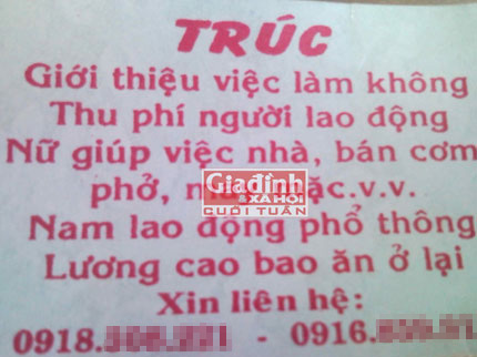 Nhận mặt cò lao động kiểu “cướp ngày” - 2