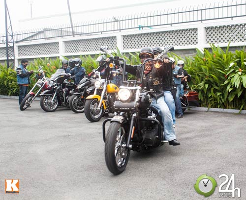 Dàn xe tiền tỷ Hog Sài Gòn rầm rập tại Phan Thiết - 2