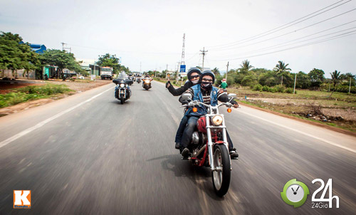 Dàn xe tiền tỷ Hog Sài Gòn rầm rập tại Phan Thiết - 11