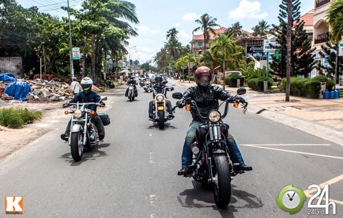 Dàn xe tiền tỷ Hog Sài Gòn rầm rập tại Phan Thiết - 12
