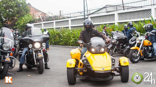 Dàn xe tiền tỷ Hog Sài Gòn rầm rập tại Phan Thiết - 9