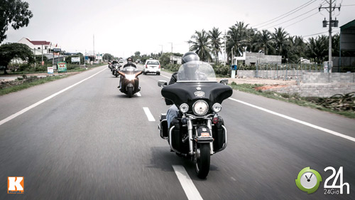 Dàn xe tiền tỷ Hog Sài Gòn rầm rập tại Phan Thiết - 4