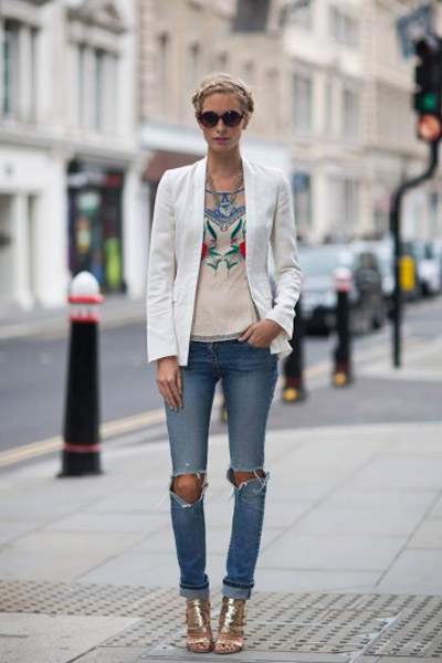 Tự tay làm quần jeans rách cực chất! - 2