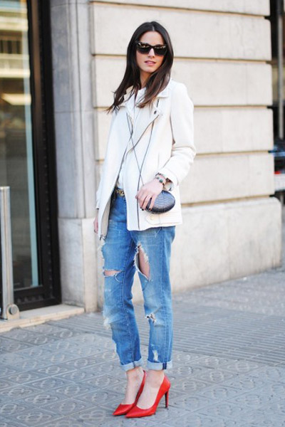 Tự tay làm quần jeans rách cực chất! - 9