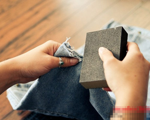 Tự tay làm quần jeans rách cực chất! - 4