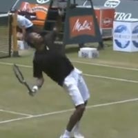 Thể thao - Cú smash 360 độ khó tin của Monfils