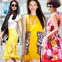 Xu hướng thời trang - Xử trí khéo léo với sắc neon ngày nắng