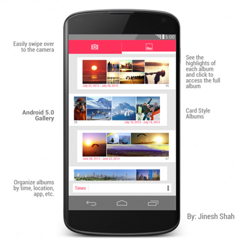 Android 5.0 Key Lime Pie với thiết kế "phẳng", dạng thẻ - 9