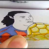 Bóng đá - Tuyệt kỹ của Ronaldinho trên giấy