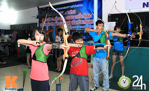 Giới trẻ Sài Thành trổ tài bắn cung - 2