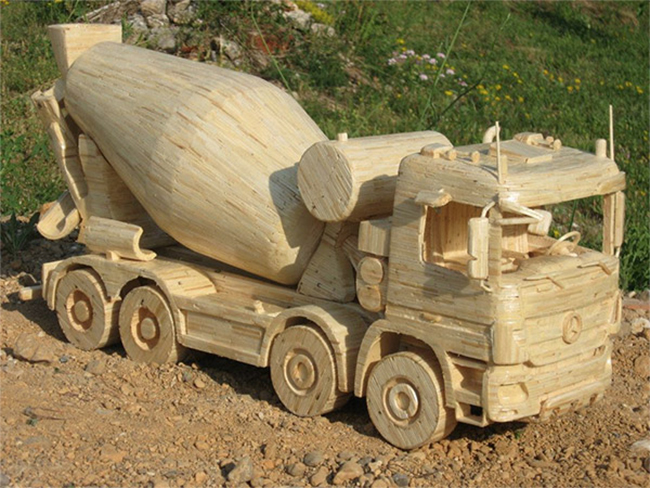Một chiếc máy trộn bê tông