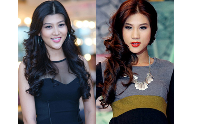 Trúc Nguyễn (trái) và Kim Dung đều là những người mẫu hoạt động tại làng thời trang Sài thành