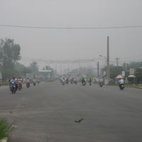 Sương mù bất thường bủa vây TP. Cần Thơ