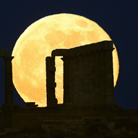 Tin tức trong ngày - "Siêu mặt trăng" tuyệt đẹp trên khắp thế giới